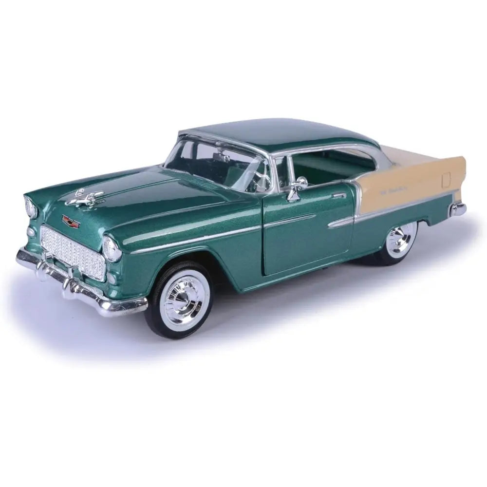 1955 Chevy Bel Air Green - Motormax 73229 - 1/24 scale Diecast Model Toy Car