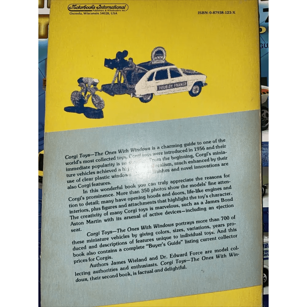 1981 Corgi Toys Price Guide Book featuring a picture of a police car by James Wieland