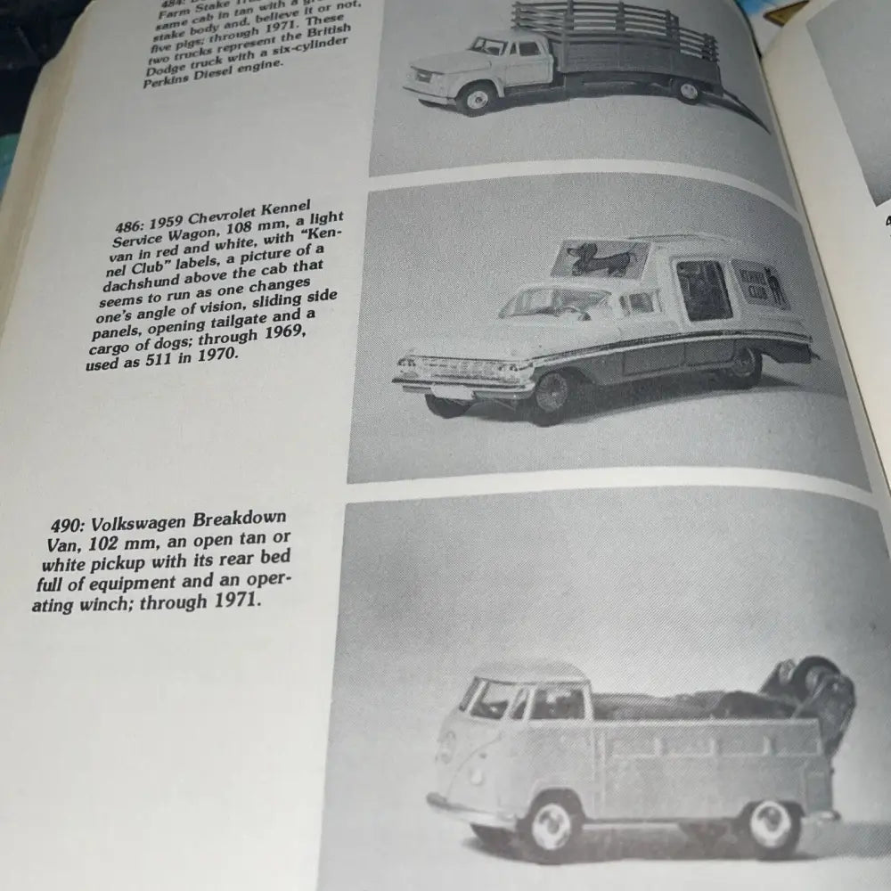 1981 Corgi Toys Price Guide Book featuring the history of the Ford Broy by James Wieland
