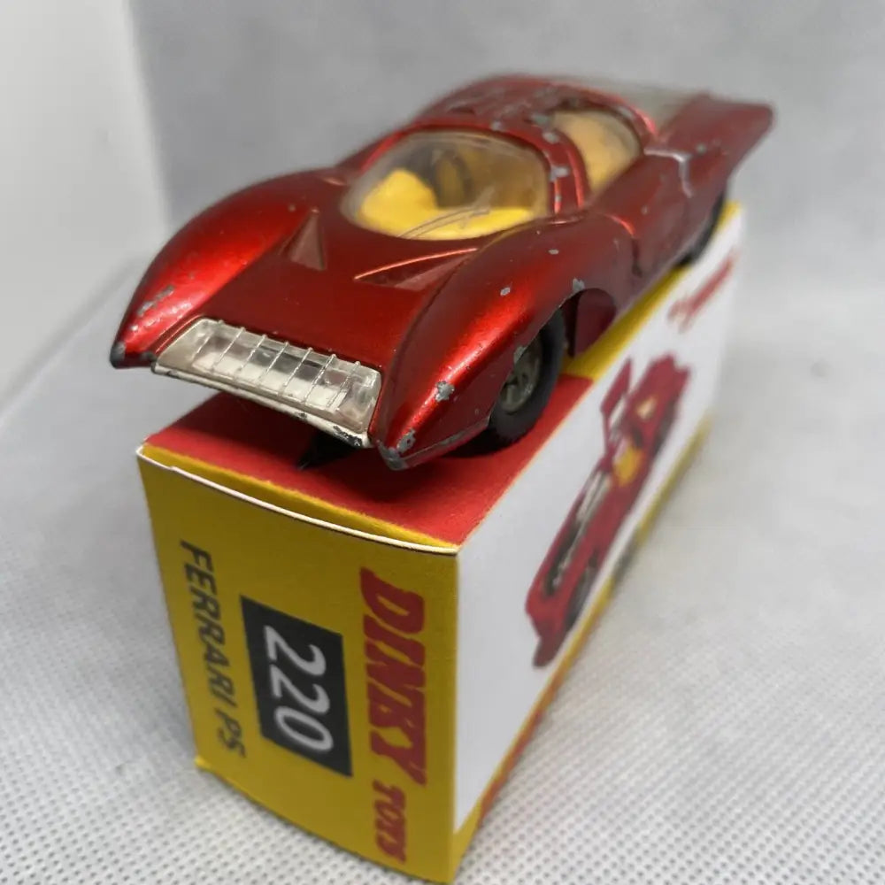 Dinky 220 Ferrari P5 Sports Car Complete with Repro Box