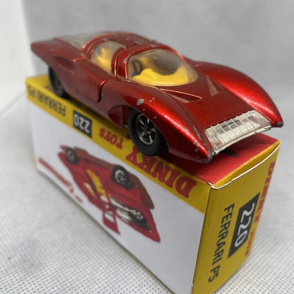 Dinky 220 Ferrari P5 Sports Car Complete with Repro Box