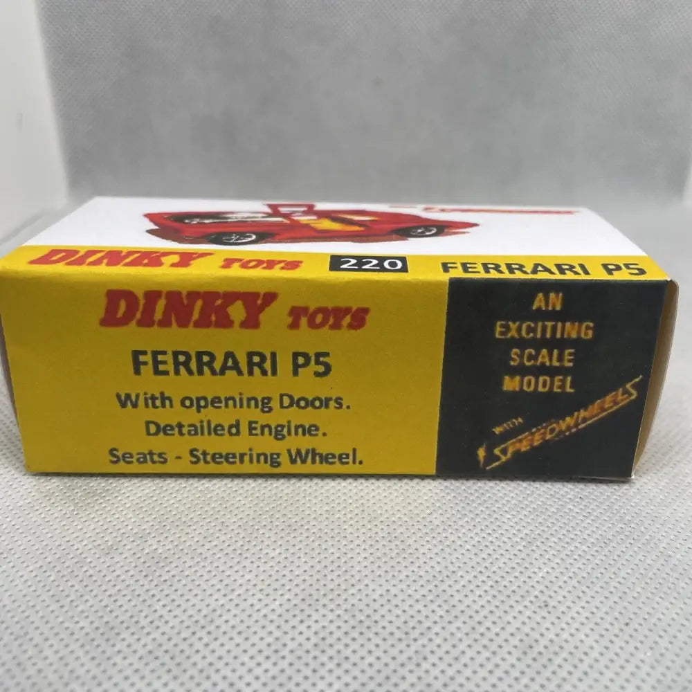 Dinky Ferrari P.5 No 220 Repro Box