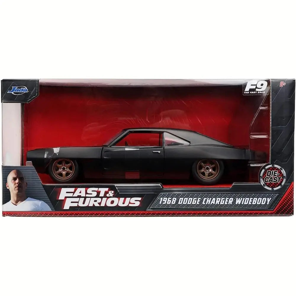 Jada Toys Fast and Furious 9-1968 Dodge Charger 1:24 Scale Hollywood Ride Diecast Vehicle