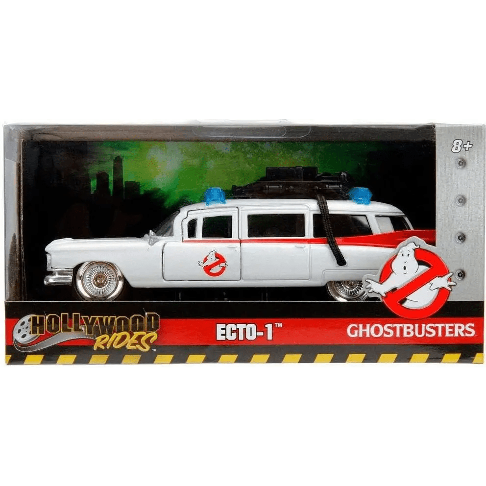 Jada Toys Ghostbusters - Ecto-1 1959 1:32 Scale Diecast Model Cars, White