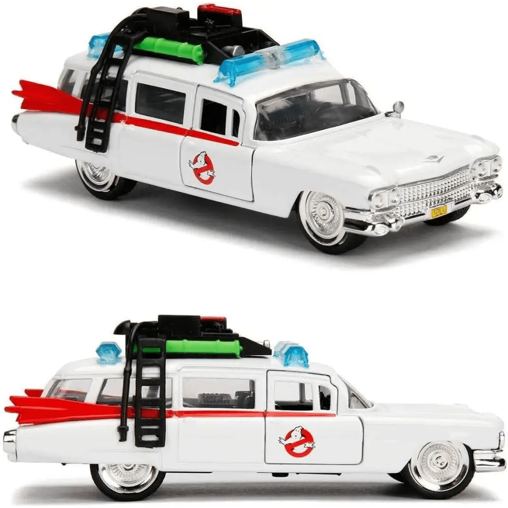 Jada Toys Ghostbusters - Ecto-1 1959 1:32 Scale Diecast Model Cars, White