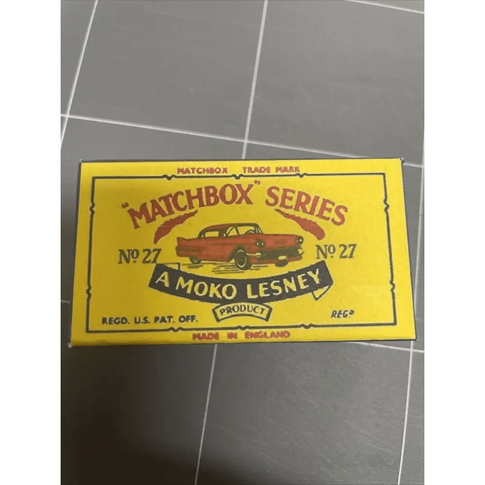 Matchbox Lesney N027 Cadillac Sixty Special EMPTY Repro Box Only NO CAR