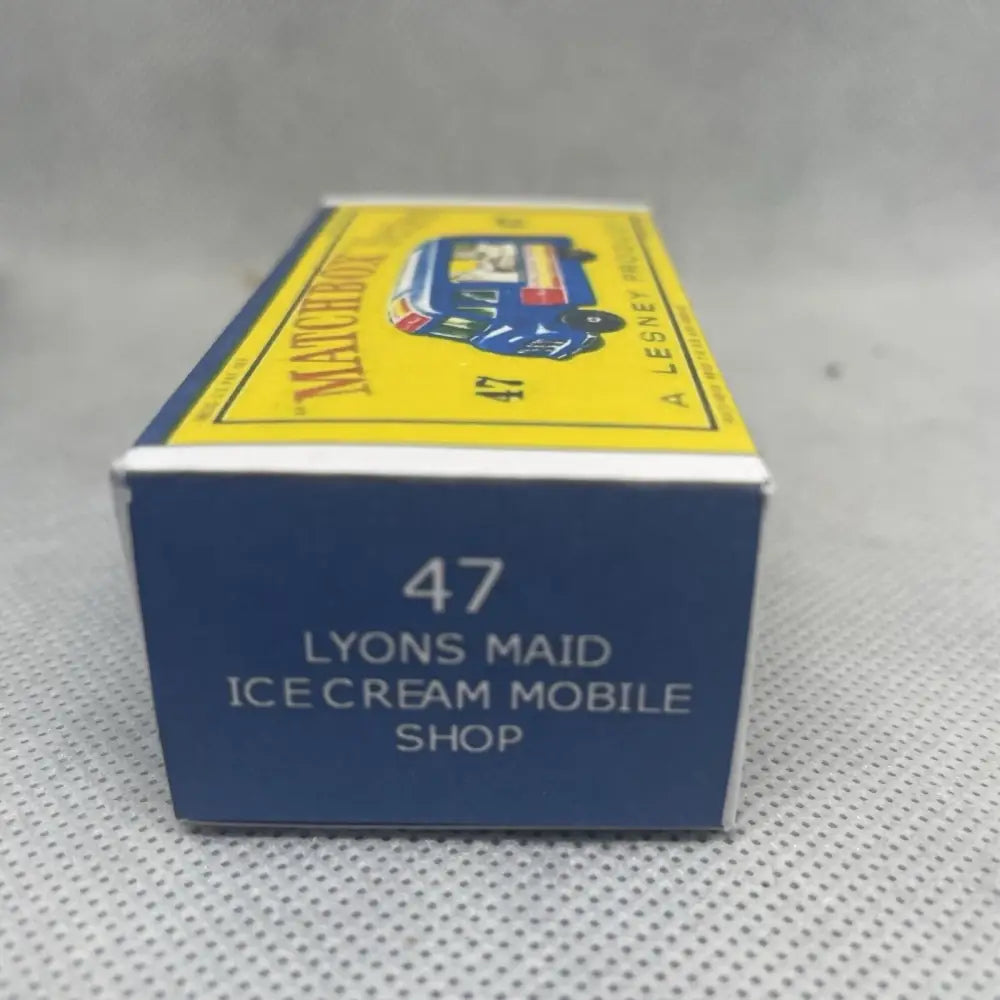 Matchbox Lesney No47 Lions Maid Ice Cream Van EMPTY Reproduction Box