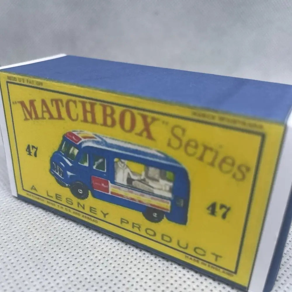 Matchbox Lesney No47 Lions Maid Ice Cream Van EMPTY Reproduction Box