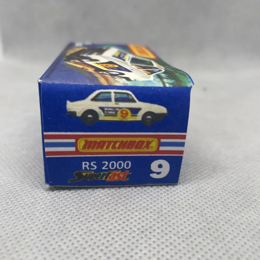Matchbox Lesney Superfast N9 Ford Escort RS.2000 EMPTY Repro Box