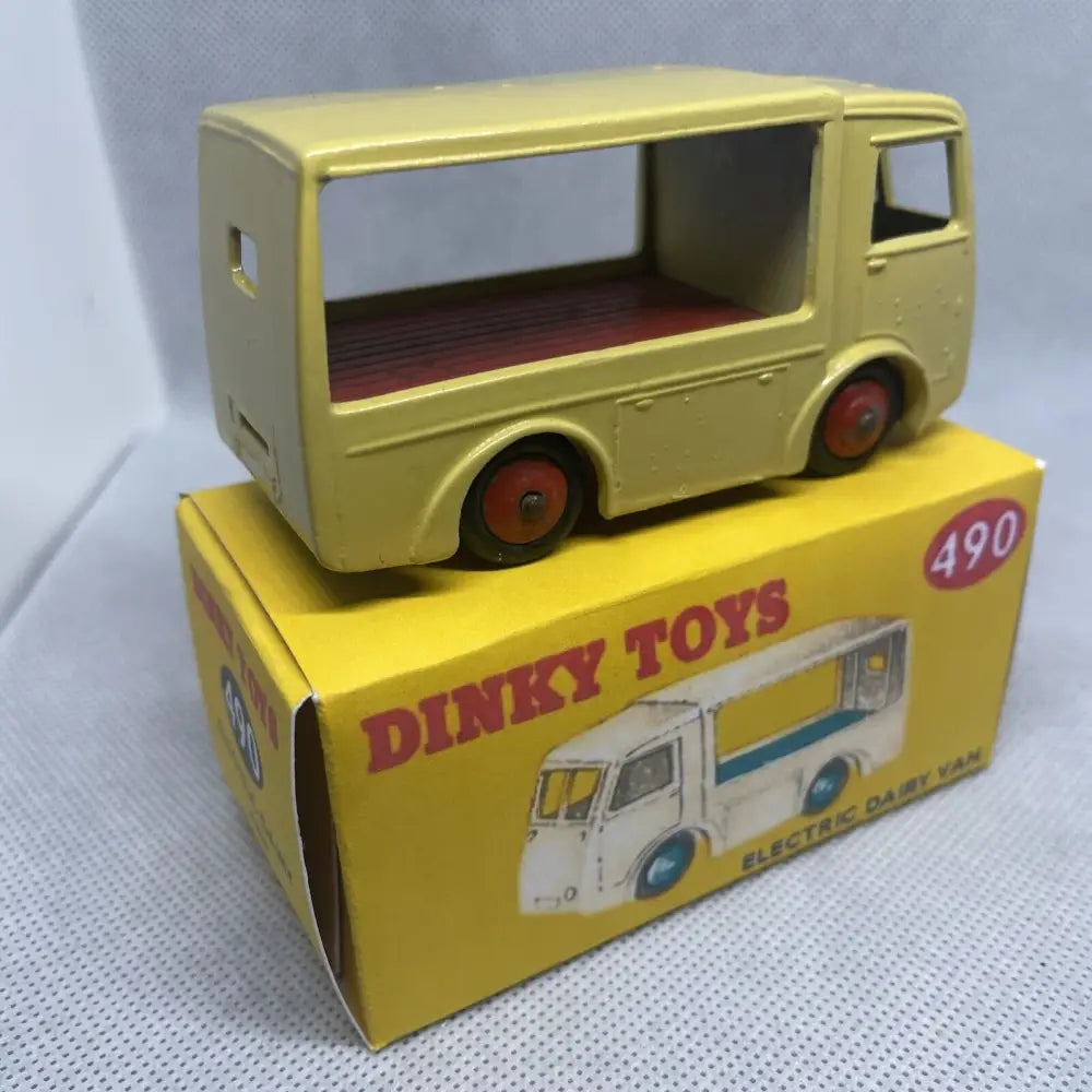 Vintage Dinky N0 490 NCB Electric Van Milk Float Express Plus Repro Box